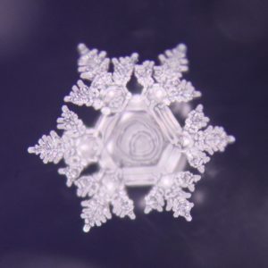 Kristallijne structuur in water